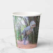 Daspletosaur - Dinosaurier - Papiertasse Pappbecher (Rückseite)
