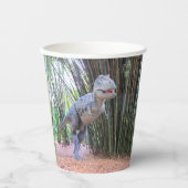 Daspletosaur - Dinosaurier - Papiertasse Pappbecher (Vorderseite)