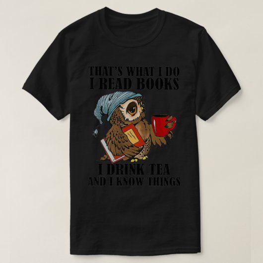 Dass ich Bücher lese, die Tee trinken und Dinge wi (Design vorne)