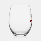 Dass Zinvinciable Gefühl Funny Zin Weinangebot Weinglas Ohne Stiel (Rechts)