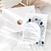 Dasty Blue Wildblume Boho Floral Brautparty Einladung