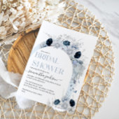 Dasty Blue Wildblume Boho Floral Brautparty Einladung