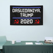 Dasvidaniya Trump 2020 Russland Anti-Trump Banner (Messeveranstaltung)