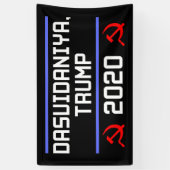 Dasvidaniya Trump 2020 Russland Anti-Trump Banner (Vertikal)