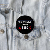 Dasvidaniya Trump 2020 Russland Anti-Trump Button (Beispiel)