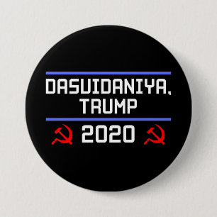 Dasvidaniya Trump 2020 Russland Anti-Trump Button