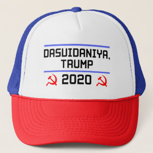 Dasvidaniya Trump 2020 Russland Anti-Trump Truckerkappe