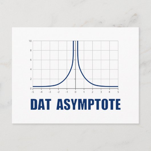 Dat Asymptote Postkarte (Vorderseite)