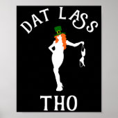 Dat L Tho Funny St. Patrick's Day Irish Party Gift Poster (Vorne)
