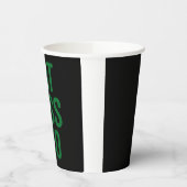 Dat Lass Tho St Patrick's Day Pun Pappbecher (Links)