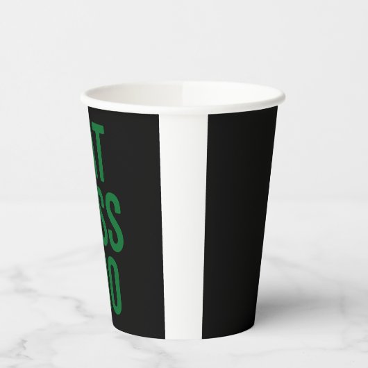 Dat Lass Tho St Patrick's Day Pun Pappbecher (Links)