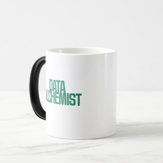 Data-Alchemist | Transformative Data Science Verwandlungstasse (Vorderseite Links)
