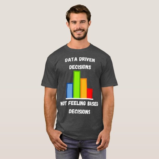 Data Analyst Data Scientist Nerd Wrangler T-Shirt (Vorne ganz)