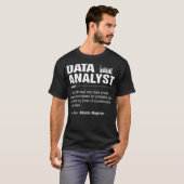 Data Analyst Definieren Sleep-Analyse Daten wieder T-Shirt (Vorne ganz)