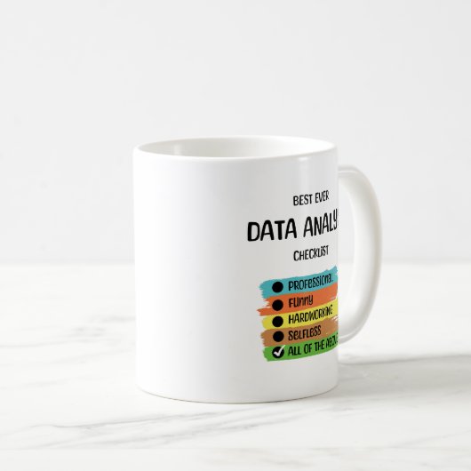 Data Analyst Engineer Scientist Informatik Kaffeetasse (VorderseiteRechts)
