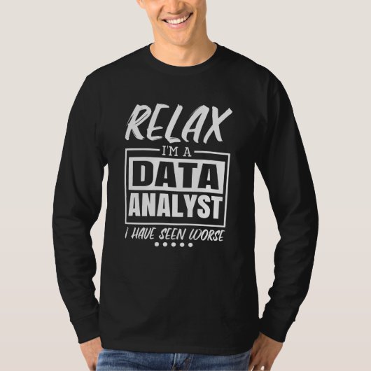 Data Analyst for Computer Data Analysts 1 T-Shirt (Vorderseite)