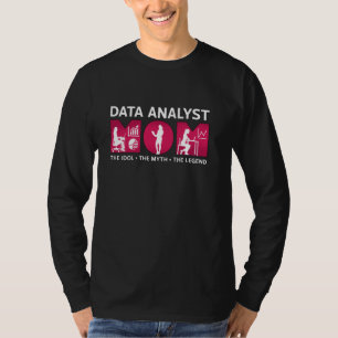 Data Analyst Mama des Idol des Myth-Programmierers T-Shirt