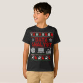 Data Analyst Off Shoulder Weihnachts Ugly Sweater T-Shirt (Vorne ganz)