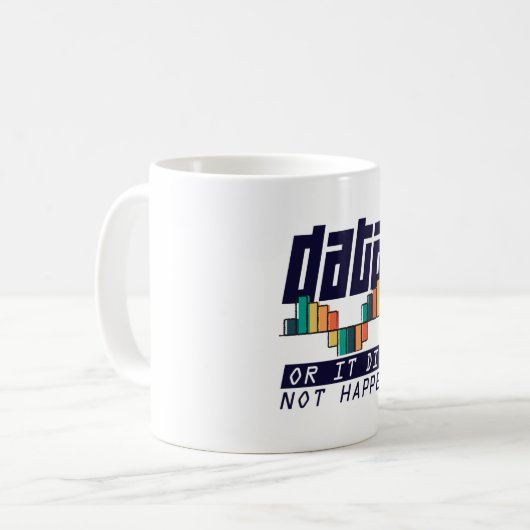 Data Analyst Scientist für tiefes Lernen Kaffeetasse (Vorderseite Links)