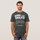 Data Analyst Sleep-Analyse von Daten definieren, u T-Shirt (Vorne ganz)