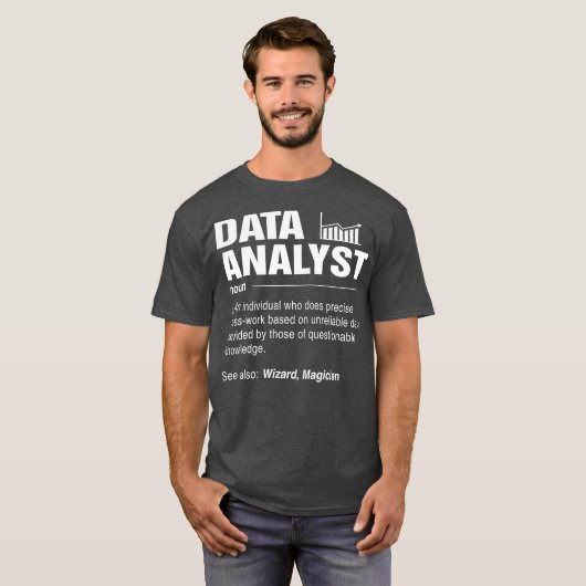 Data Analyst Sleep-Analyse von Daten definieren, u T-Shirt (Vorne ganz)