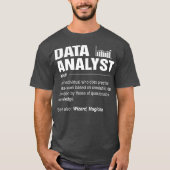 Data Analyst Sleep-Analyse von Daten definieren, u T-Shirt (Vorderseite)