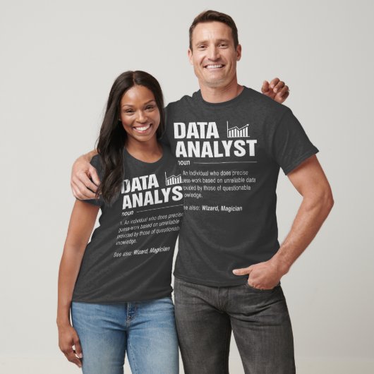 Data Analyst Sleep-Analyse von Daten definieren, u T-Shirt (Unisex)