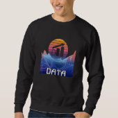 Data Analyst Space Landscape Software Engineer Dat Sweatshirt (Vorderseite)