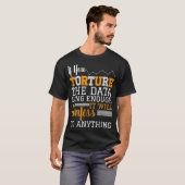 Data Analyst T Shirt - Folter der Daten  (Vorne ganz)