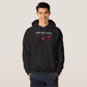 Data Buffer Programmer Gamer Computer Nerd Bufferi Hoodie (Vorne ganz)