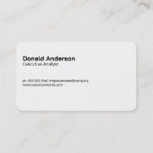 Data Chart Graphs | Analysis Logo Visitenkarte (Rückseite)