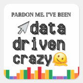 Data Driven Crazy Stickers (Vorderseite)