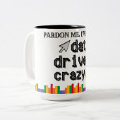 Data Driven Crazy Tasse (Vorderseite Links)