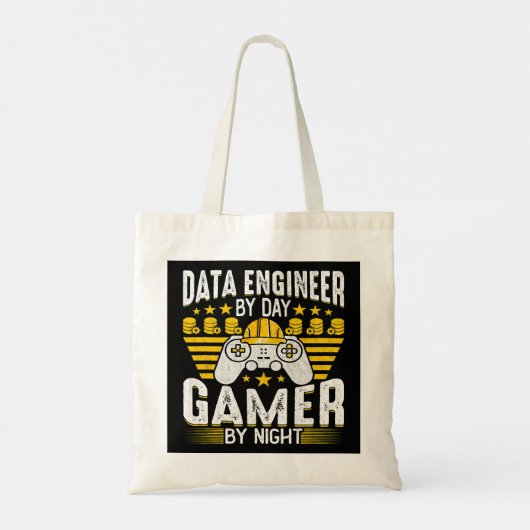 Data Engineer Funny Data Engineering Game Lover En Tragetasche (Rückseite)