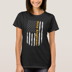 Data Engineer Stolz Positive Karriere Vintage Amer T-Shirt