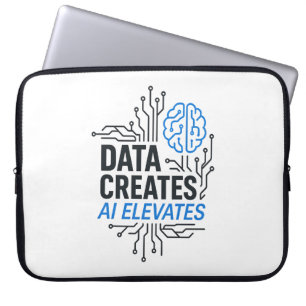 Data Foundation Ascent: Abstrakte KI-Erhebung Tech Laptopschutzhülle