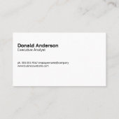 Data Graphs | Analysis Logo | Computer Visitenkarte (Rückseite)