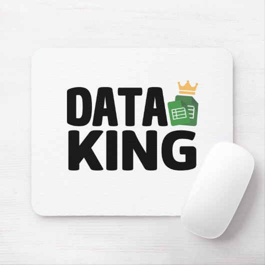 Data King Mouse Pad Mousepad (Mit Mouse)
