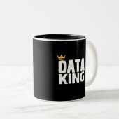 Data King-Tone-Kaffee-Tasse Zweifarbige Tasse (VorderseiteRechts)