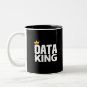 Data King-Tone-Kaffee-Tasse Zweifarbige Tasse (Links)