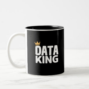 Data King-Tone-Kaffee-Tasse Zweifarbige Tasse