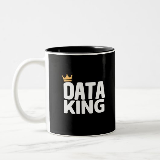 Data King-Tone-Kaffee-Tasse Zweifarbige Tasse (Links)