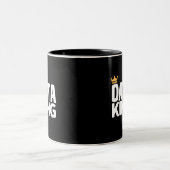 Data King-Tone-Kaffee-Tasse Zweifarbige Tasse (Mittel)