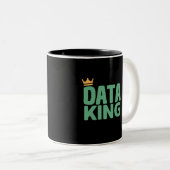 Data King-Tone-Kaffee-Tasse Zweifarbige Tasse (VorderseiteRechts)