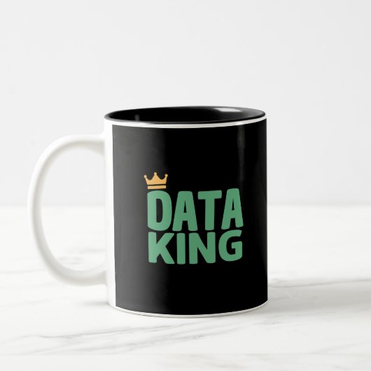 Data King-Tone-Kaffee-Tasse Zweifarbige Tasse (Links)
