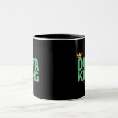 Data King-Tone-Kaffee-Tasse Zweifarbige Tasse (Mittel)