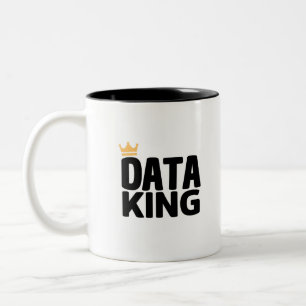 Data King-Tone-Kaffee-Tasse Zweifarbige Tasse