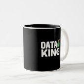 Data King-Tone-Kaffee-Tasse Zweifarbige Tasse (VorderseiteRechts)