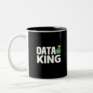 Data King-Tone-Kaffee-Tasse Zweifarbige Tasse