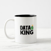 Data King-Tone-Kaffee-Tasse Zweifarbige Tasse (Links)